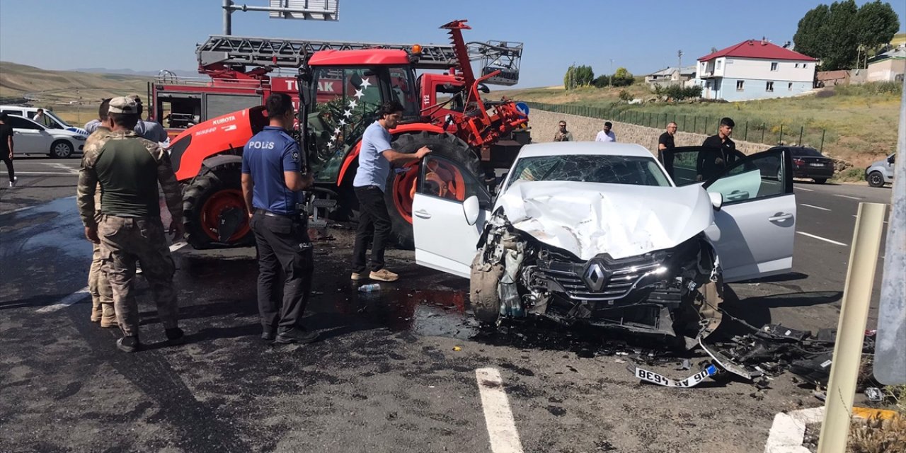 Ağrı'da yine traktör kazası: 3 yaralı