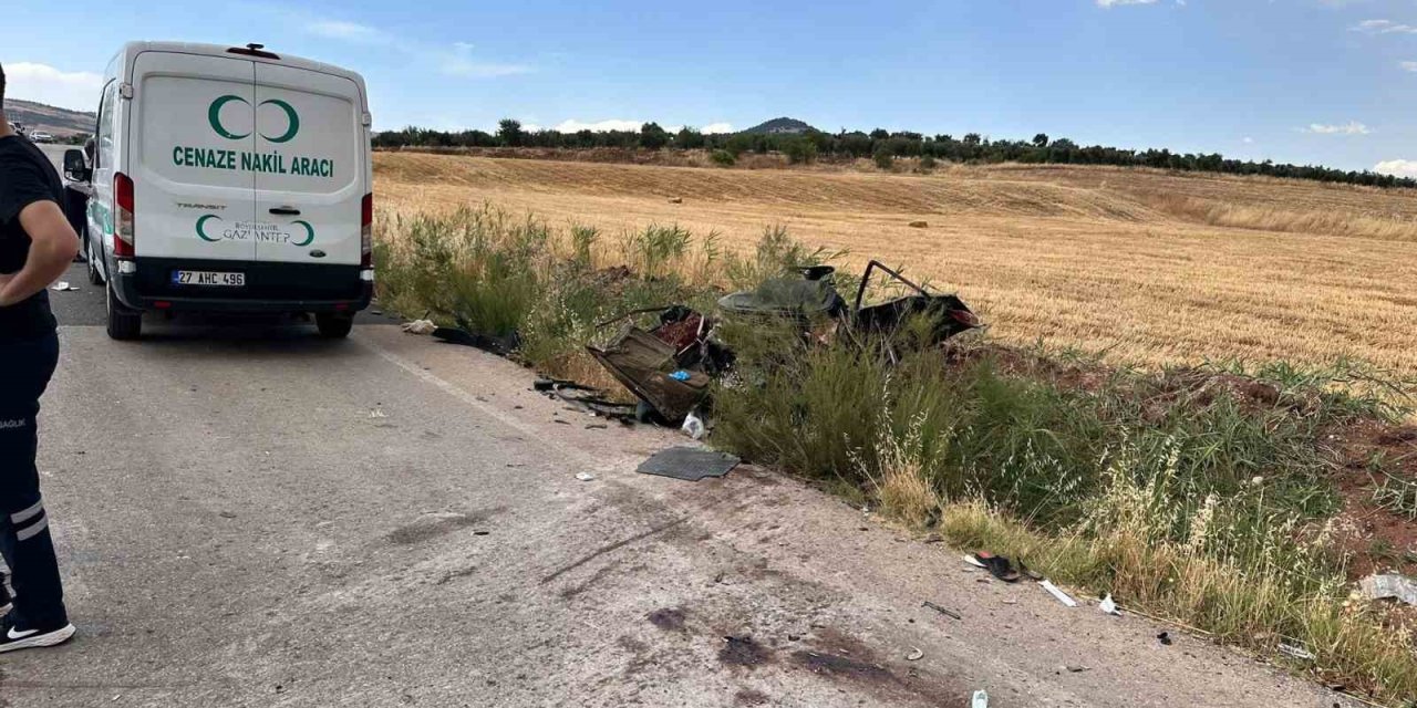 Gaziantep’te feci kaza: 1 ölü, 2’si ağır 5 yaralı