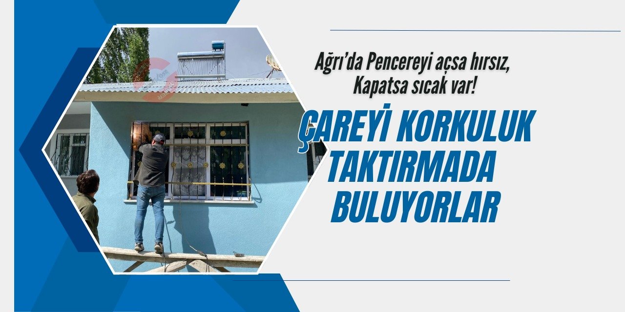 Çareyi Korkuluk taktırmada buluyorlar