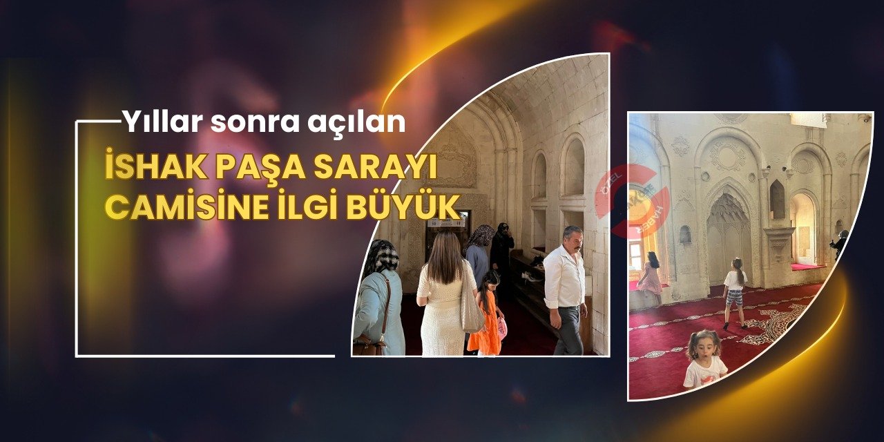 100 yıl sonra açılan İshak Paşa Sarayı Camiine ilgi büyük