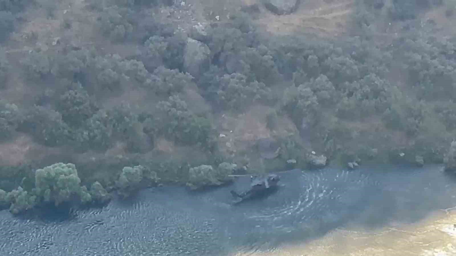 Dicle Nehri’nde bilinmeyen bir cisim patladı