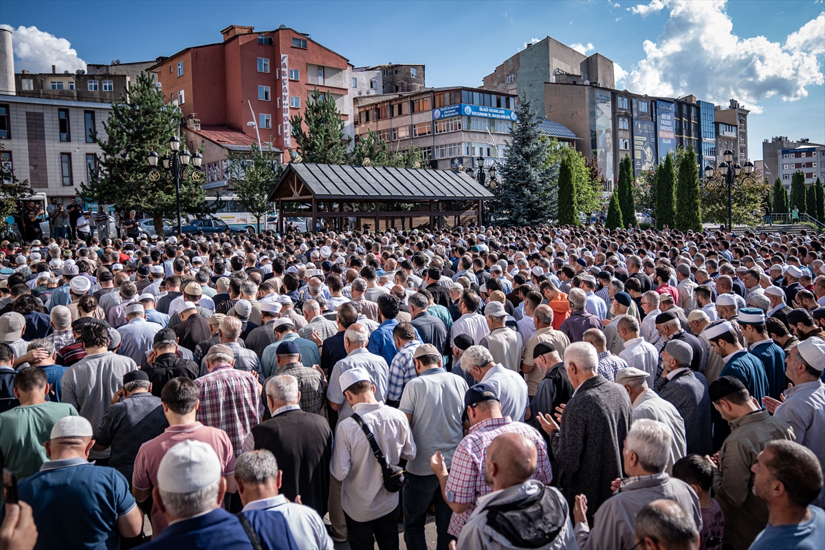 Erzurum'da Heniyye için gıyabi cenaze namazı kılındı