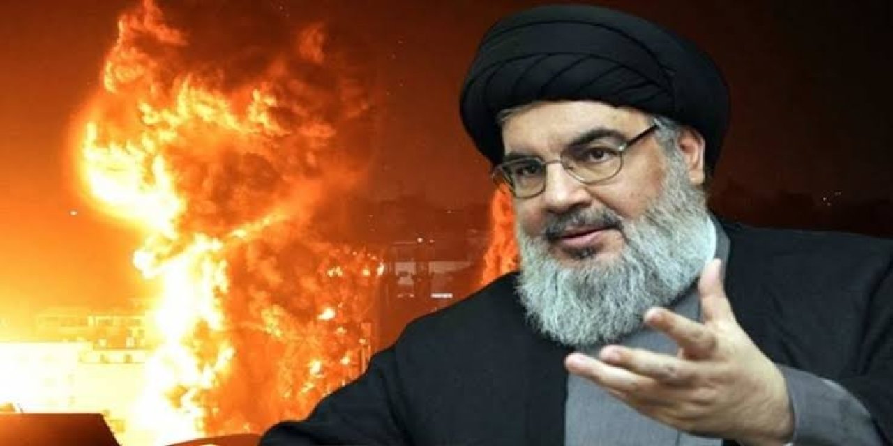 Hizbullah Lideri Nasrallah: "İsrail tehlikesiyle başımızı kuma gömerek yüzleşemeyiz, çünkü düşmanın kırmızı çizgileri yok"