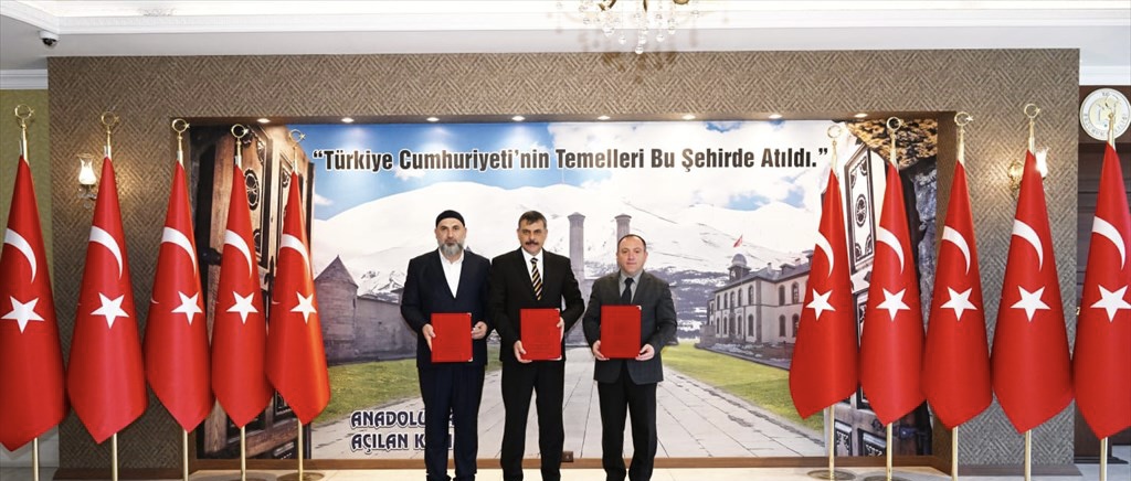 Erzurum'da meslek lisesi öğrenciler için işbirliği yapıldı