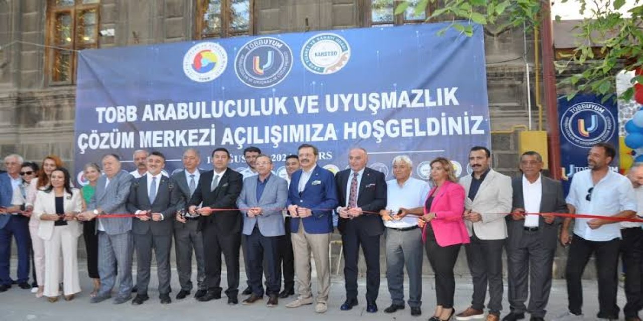 TOBB Başkanı Hisarcıklıoğlu, Kars TSO Arabuluculuk ve Uyuşmazlık Çözüm Merkezinin açılışını yaptı