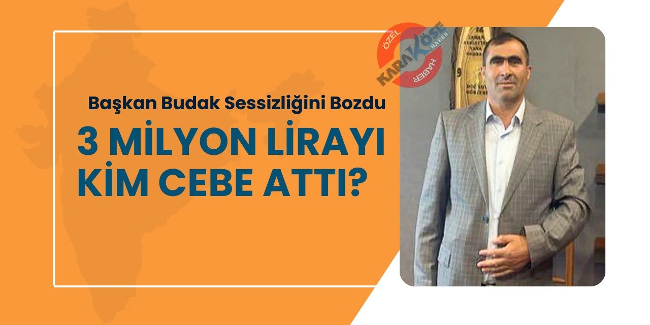 Ağrı'da 3 milyon lirayı kim cebe attı?