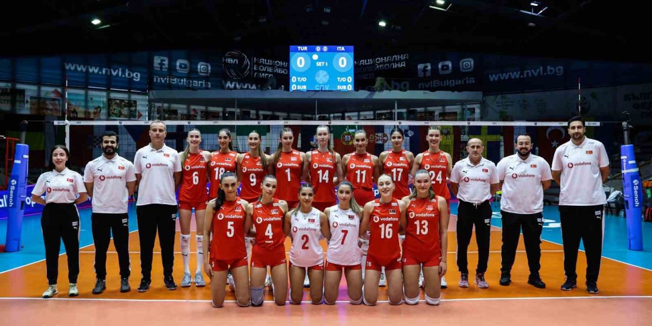 U20 Kadın Milli Voleybol Takımı, namağlup Avrupa şampiyonu