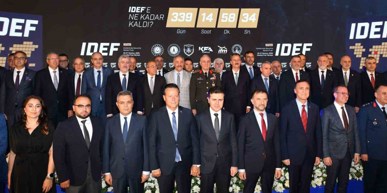 IDEF 2025 Tanıtım Programı İstanbul Fuar Merkezi’nde düzenlendi