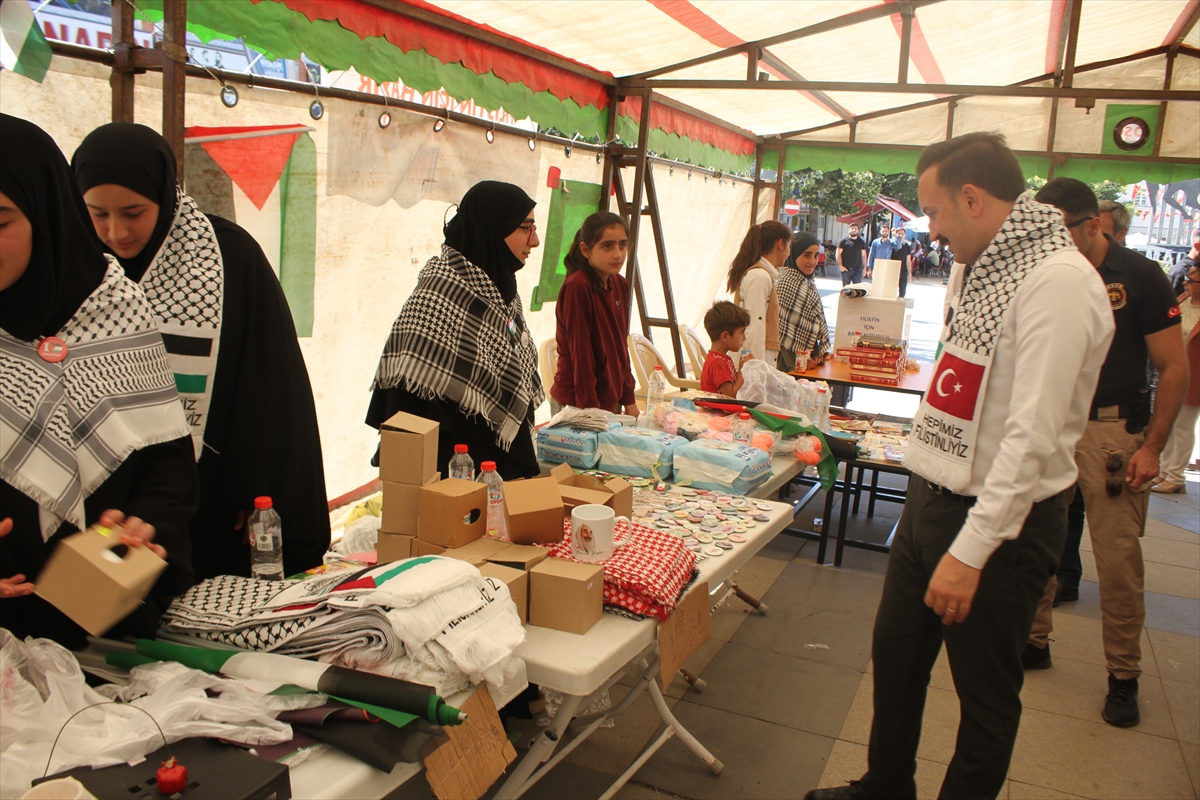 Malazgirt'te Gazzeliler için kermes düzenlendi