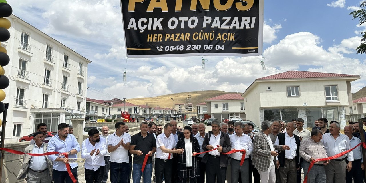 Patnos Galericiler Sitesi Açık Oto Pazarının açılışı Gerçekleşti