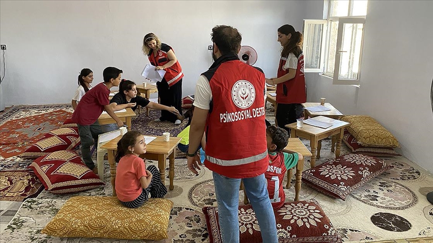 Diyarbakır'da Narin'in kaybolduğu mahalledeki çocuklara psikososyal destek