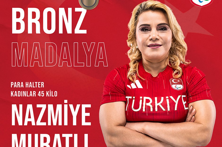 Milli para halterci Nazmiye Muratlı, bronz madalya kazandı