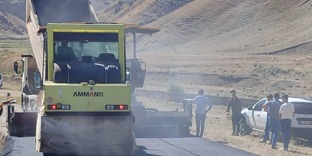 Çat Kösedağ Grup Köy yolu asfaltlandı