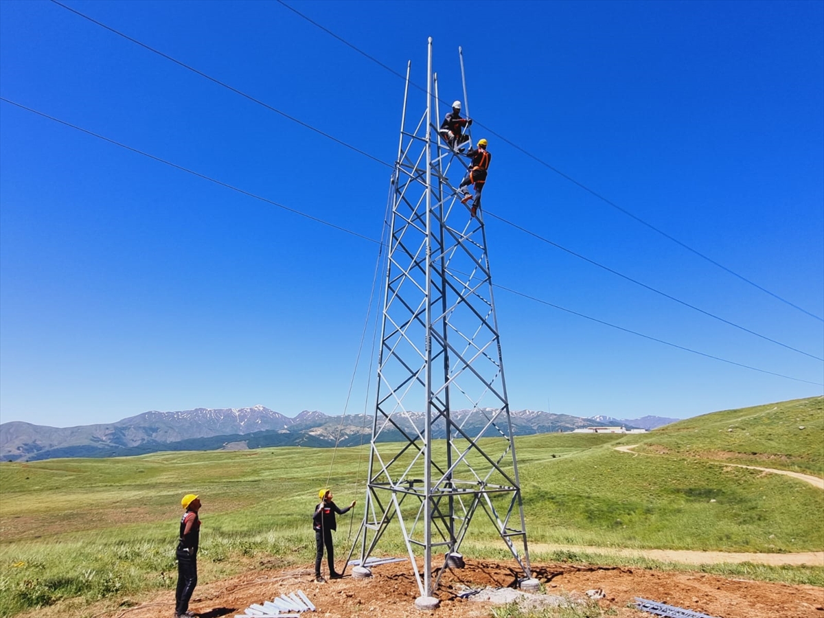 Muş'ta elektrik şebekeleri güçlendiriliyor