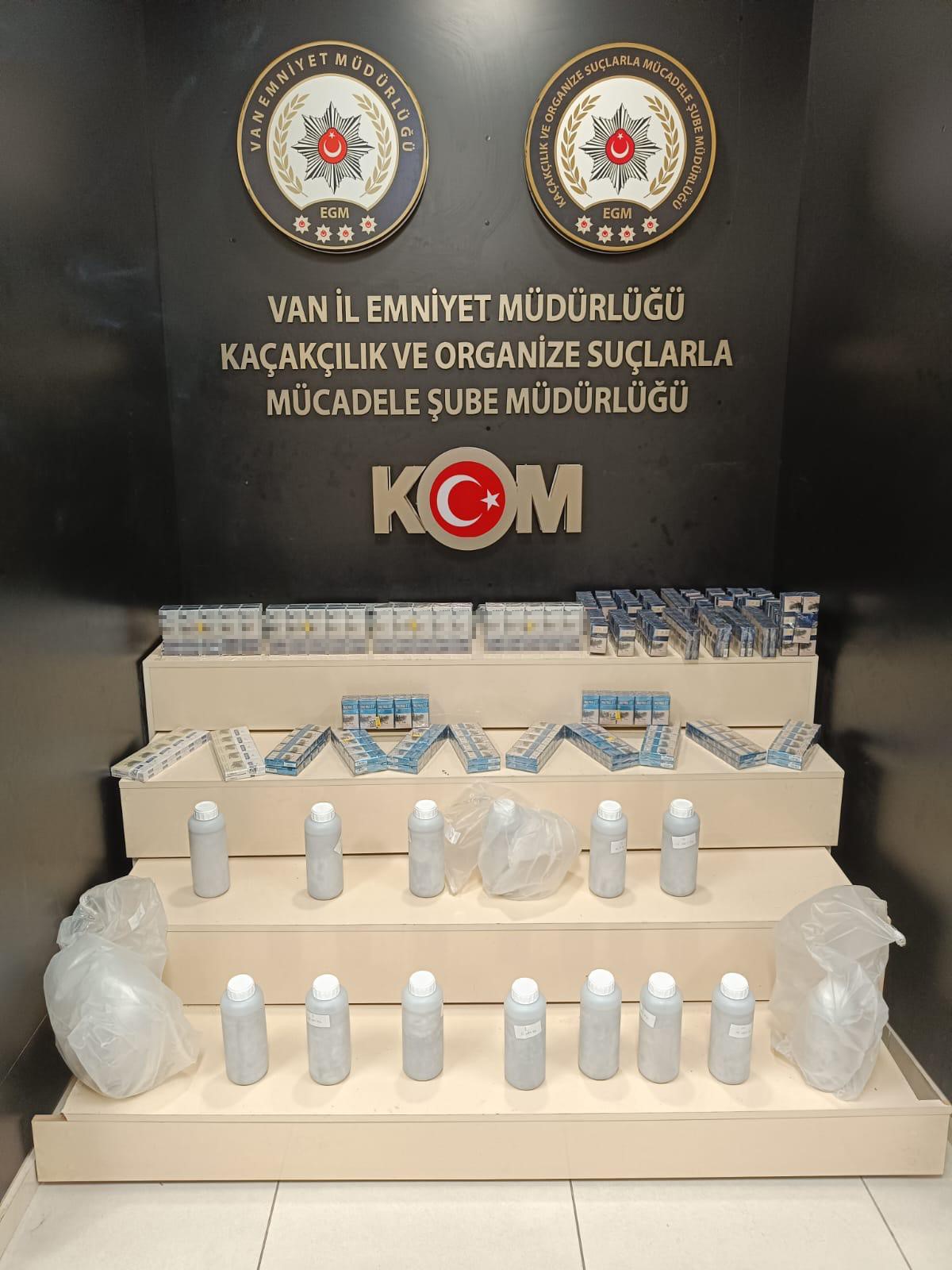 Van’da kaçakçılık operasyonu: 194 kilo saf cıva ele geçirildi