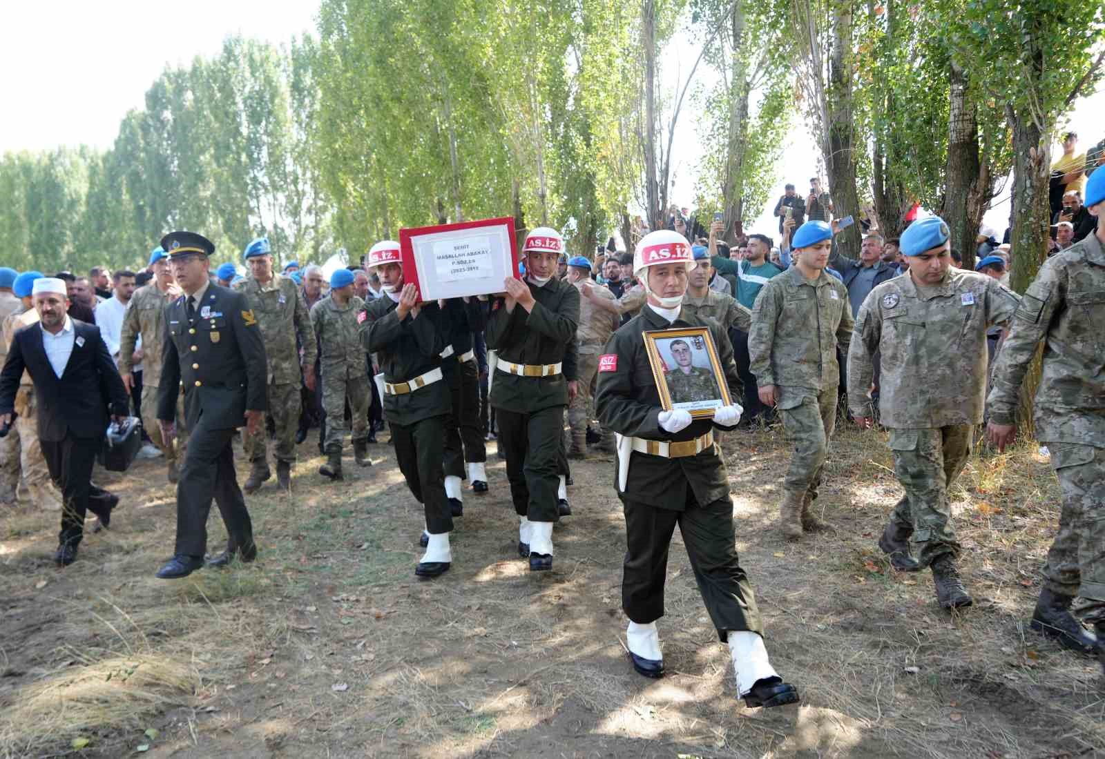 Muş'ta Şehit Piyade Sözleşmeli Er Abakay'a acı veda