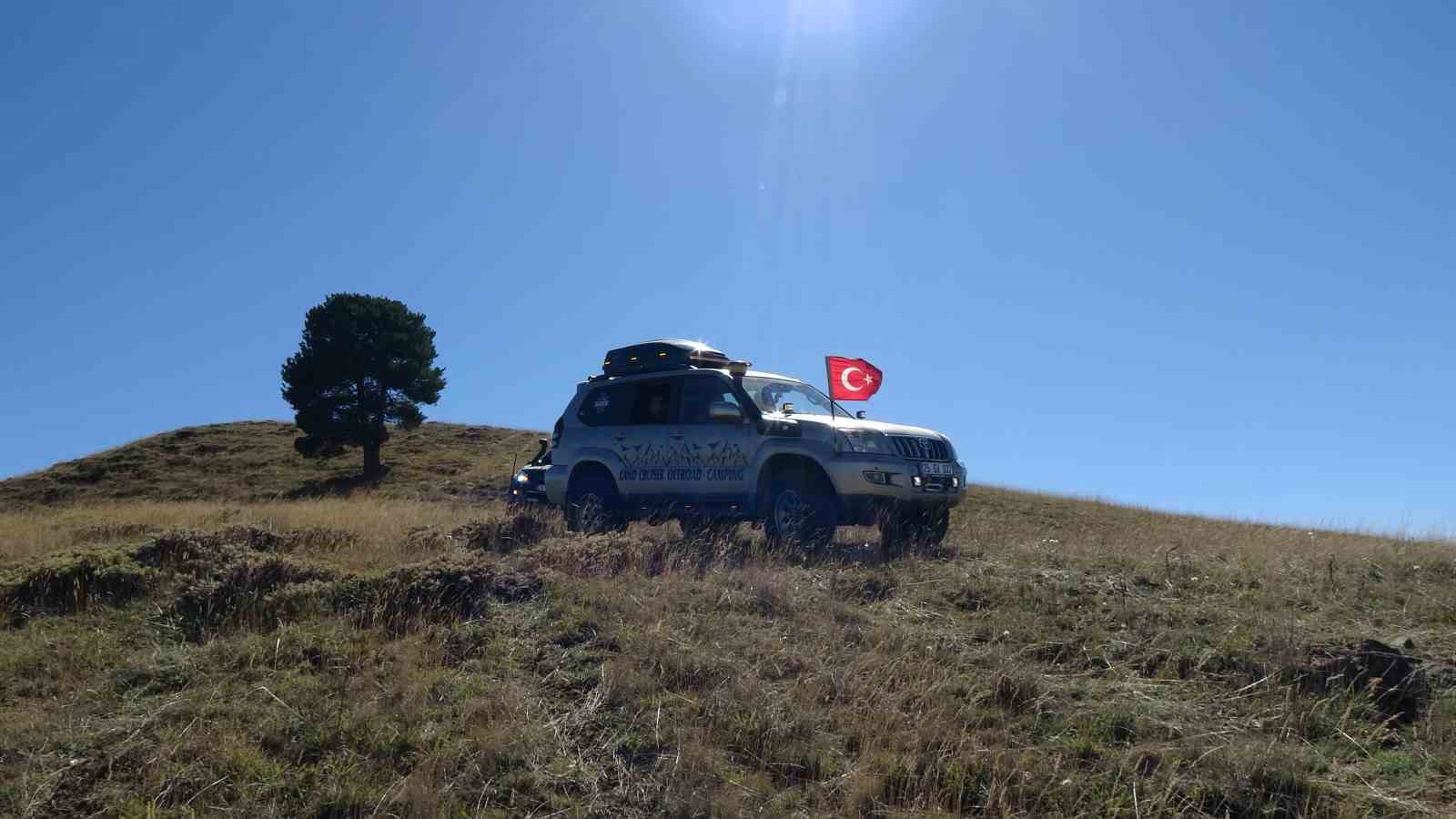 Erzurum’da off-roadçular nefes kesti