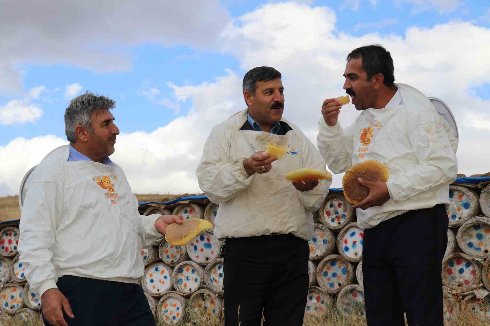 Van'da son yılların en verimli bal hasadı yapılıyor