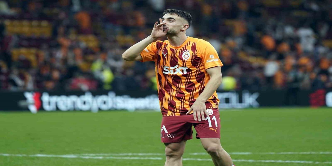 Galatasaraylı Yunus Akgün'den Maç Sonu Üçlüsü