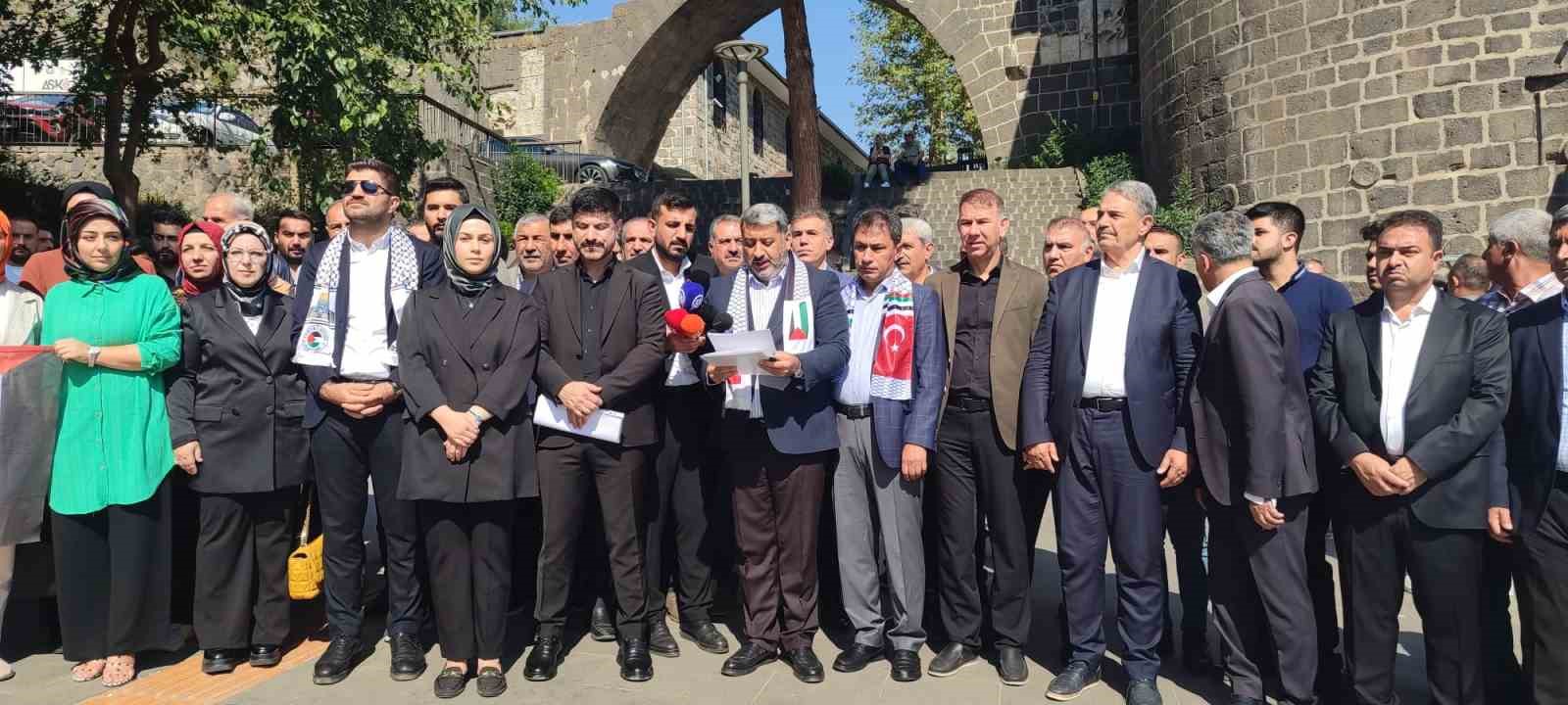 Diyarbakır’dan Filistin’e destek mesajı