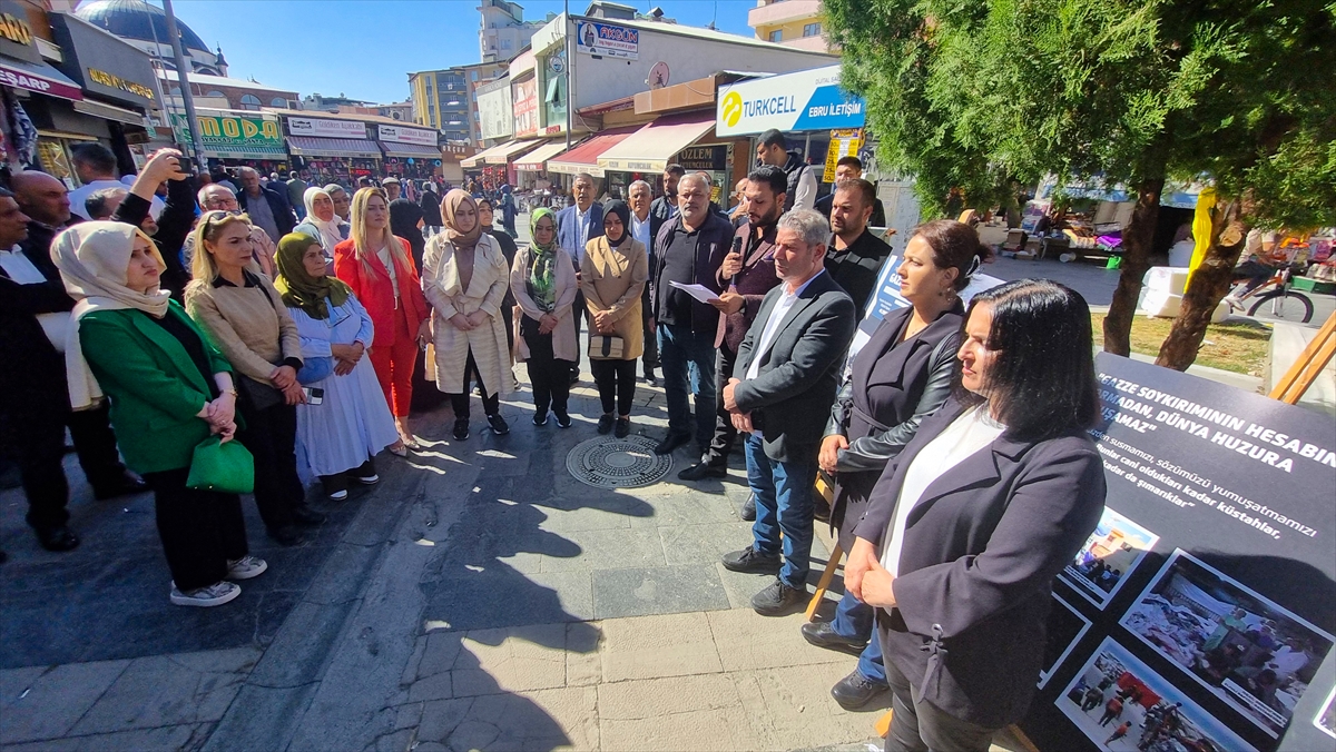 Iğdır'da Filistin'e yönelik saldırılar protesto edildi