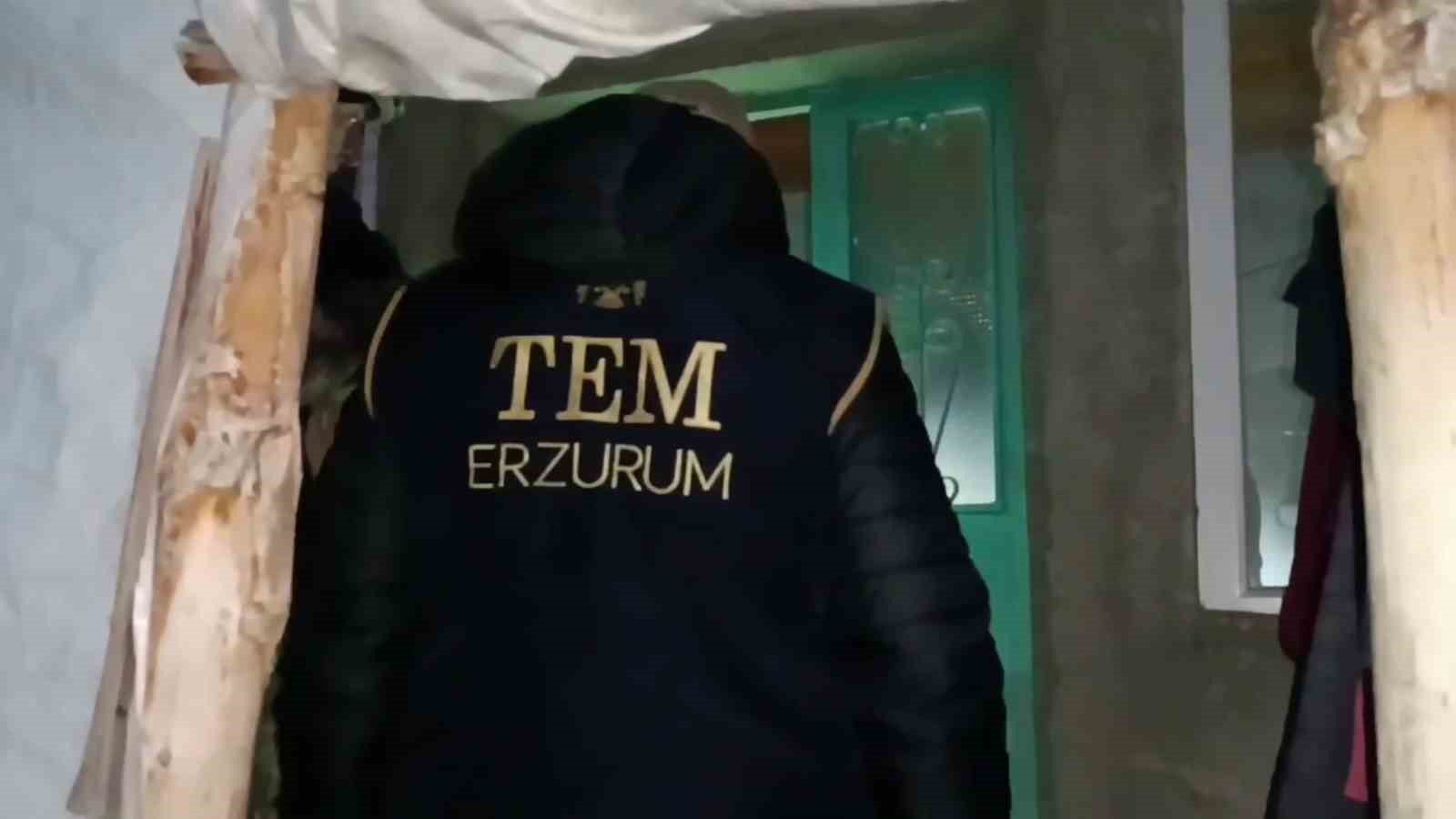 Erzurum’da terör operasyonu: 25 gözaltı