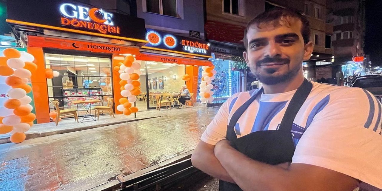 Erzurum'da Gece Dönercisi Kapılarını Açtı