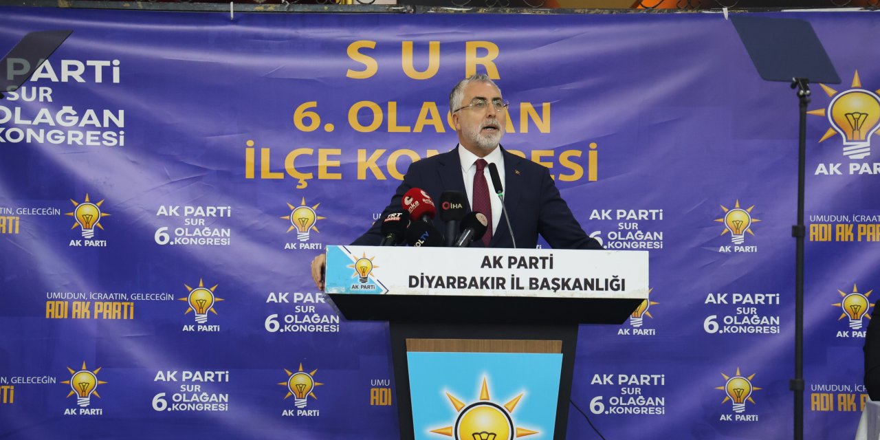 Çalışma ve Sosyal Güvenlik Bakanı Diyarbakır'da Önemli Açıklamalarda Bulundu