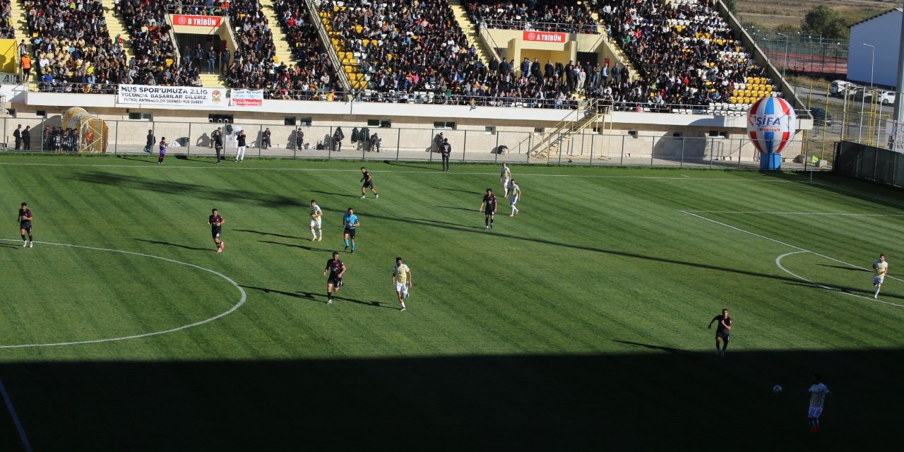 Muş Spor Sahasından Golsüz Berabere Ayrıldı