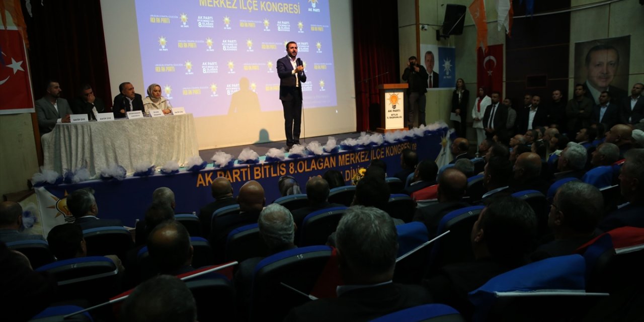 Bitlis'te AK Parti 8. Olağan Merkez İlçe Kongresi Gerçekleştirildi