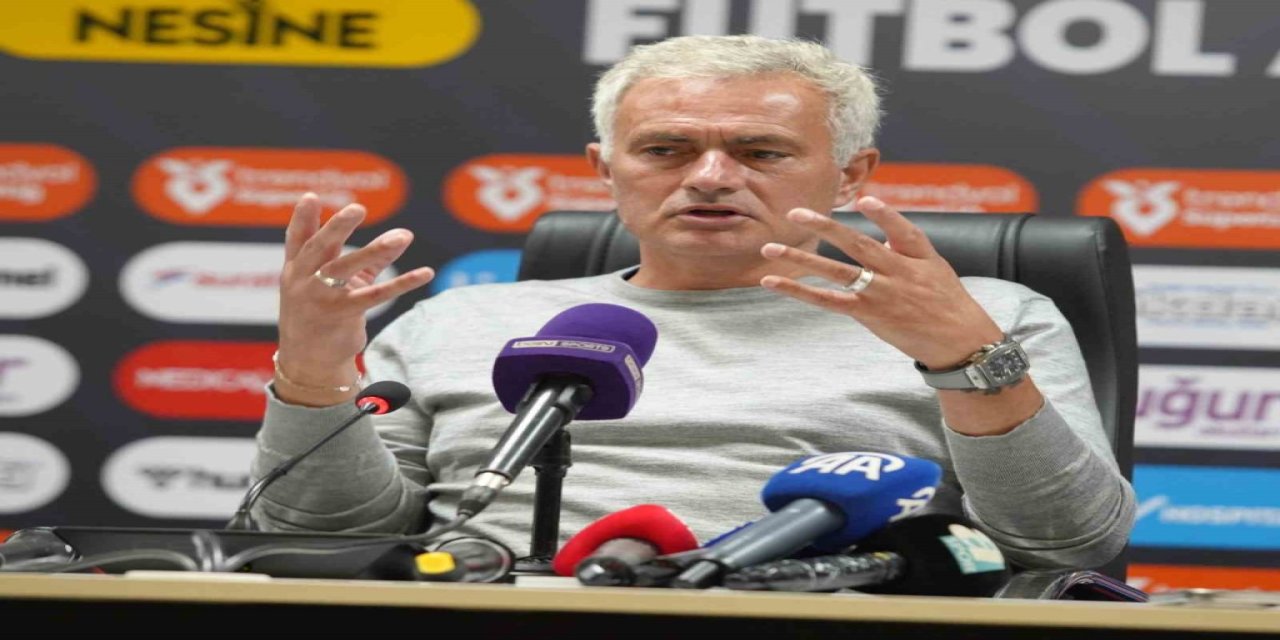 Fenerbahçe Teknik Direktörü Jose Mourinho Maçın Ardından Açıklama Yaptı