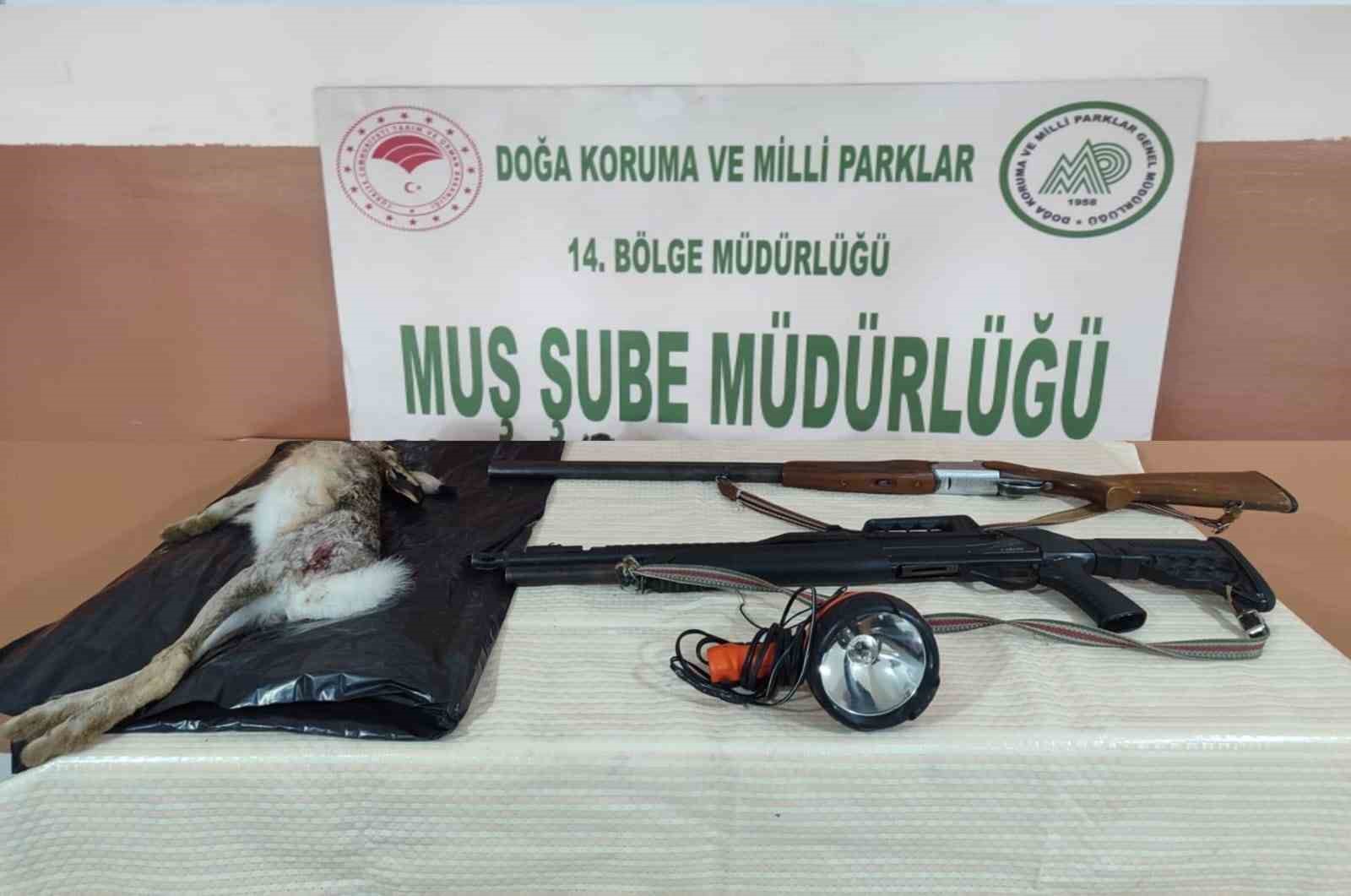 Muş’ta yasak bölgede avlanan 2 kişiye ceza yağdı