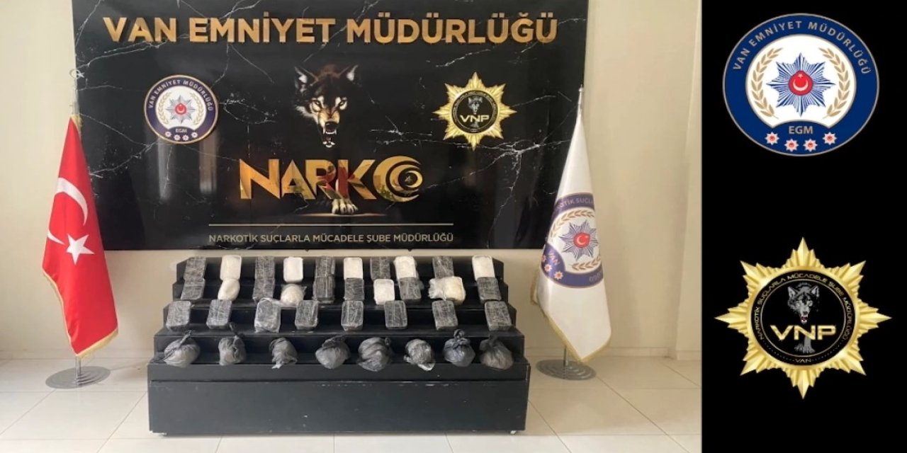 Van’da 26 kilo 800 Gram Uyuşturucu Yakalandı