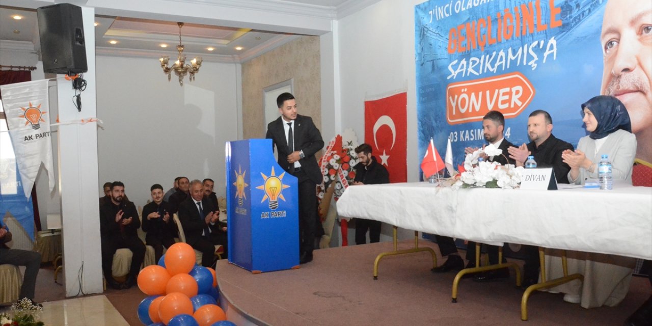 Kars'ta AK Parti Sarıkamış İlçe Gençlik Kolları Kongresi Gerçekleştirildi