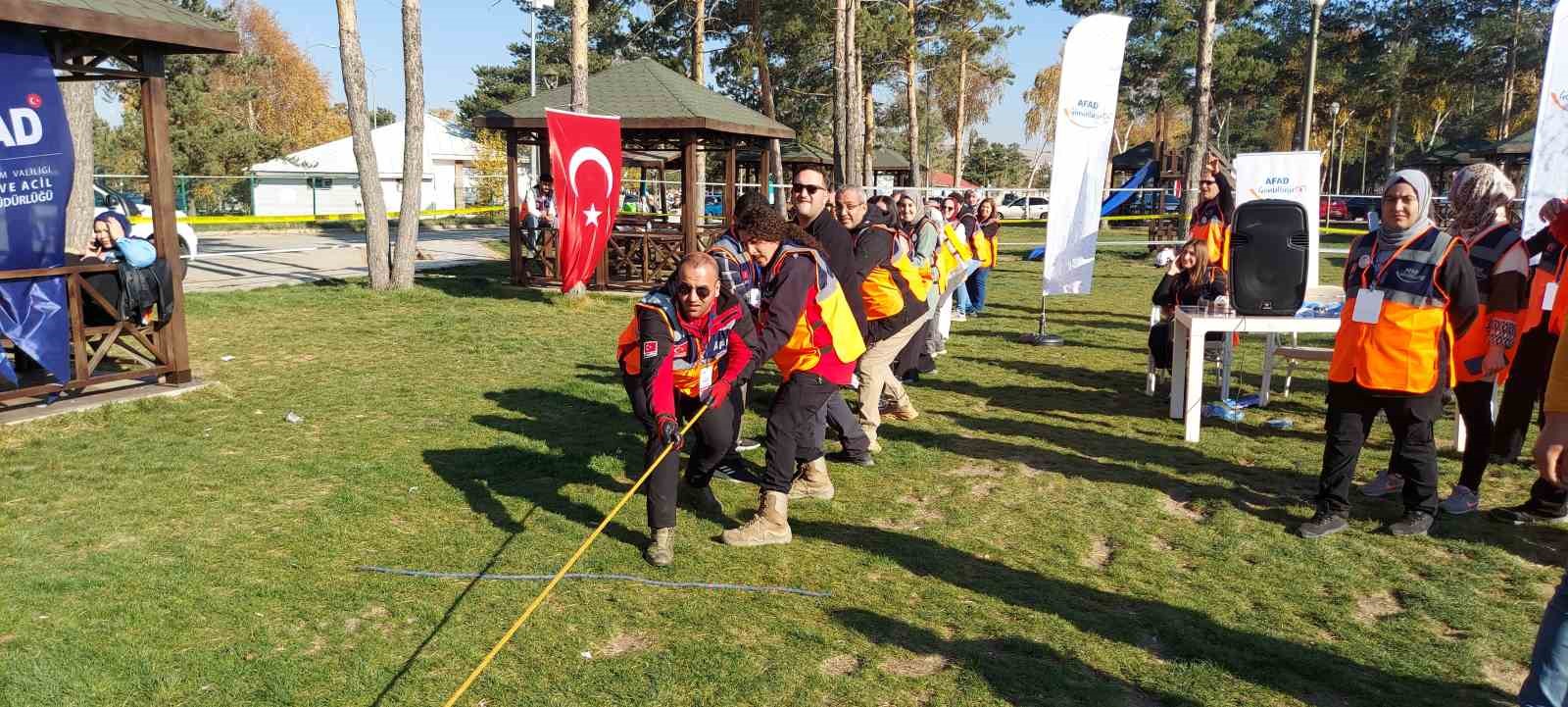 Erzurum'da AFAD Gönüllü Buluşması etkinliği eğlendirdi