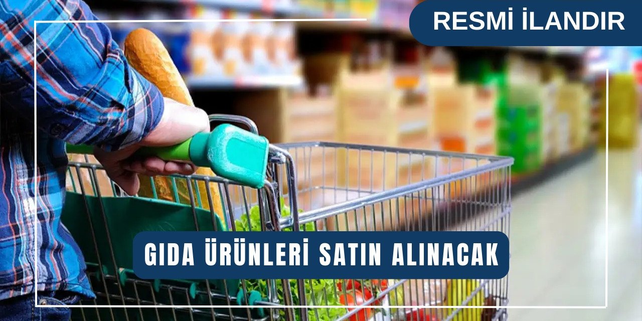 GIDA ÜRÜNLERİ SATIN ALINACAKTIR