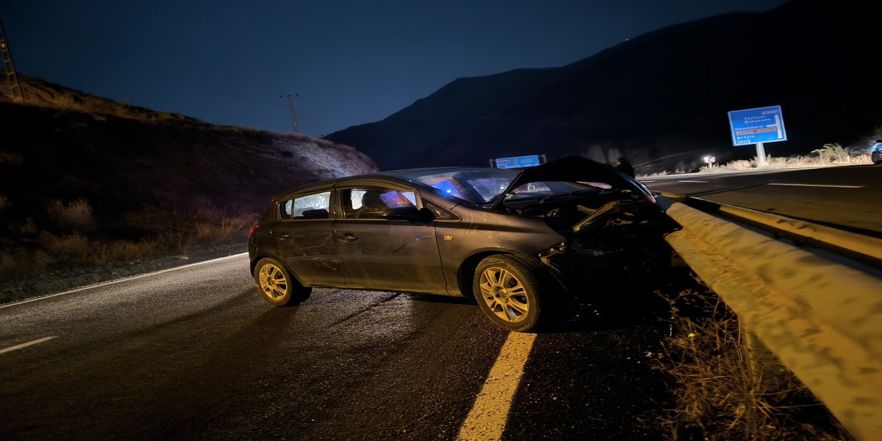 Erzurum-Artvin karayolunda trafik kazası