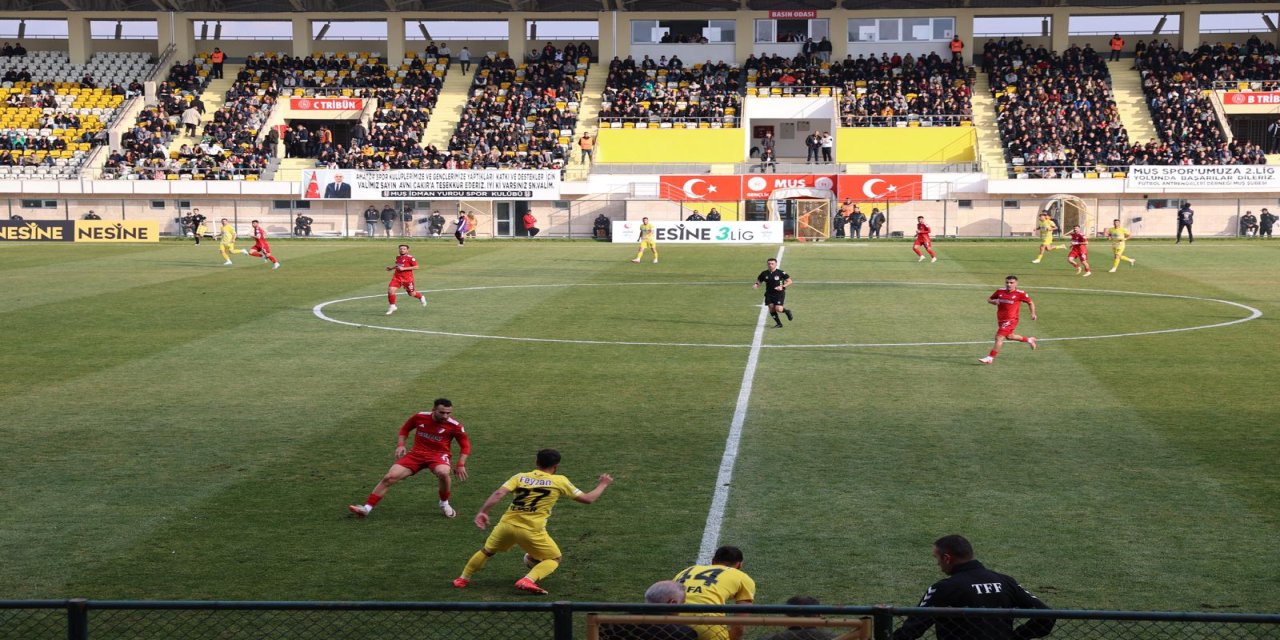 Muş Spor Sahasında Günü Berabere Kapattı