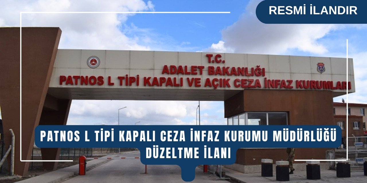 DÜZELTME İLANI