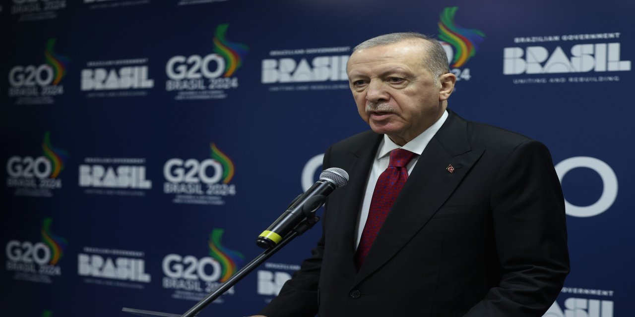 Cumhurbaşkanı Erdoğan G20 Liderler Zirvesinin Ardından Açıklamalarda Bulundu