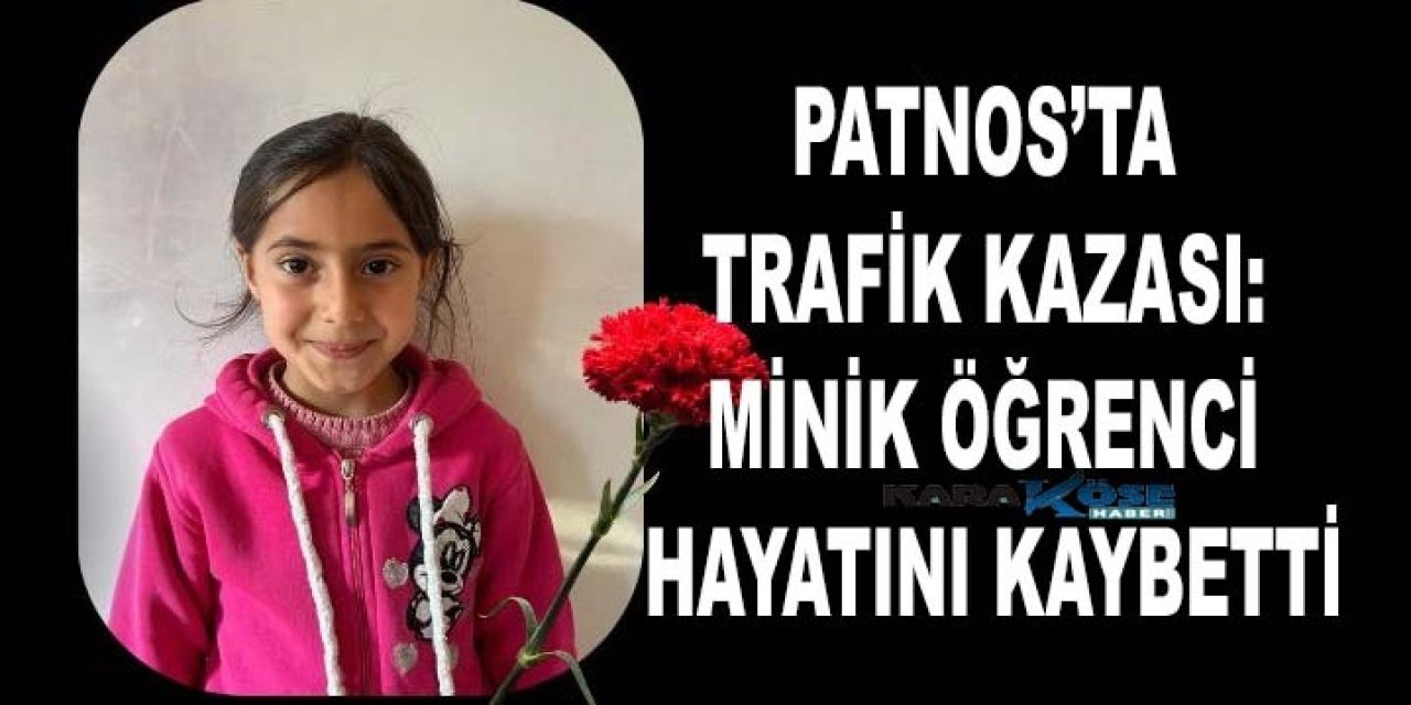 Patnos’ta Trafik Kazası: Minik Öğrenci Hayatını Kaybetti