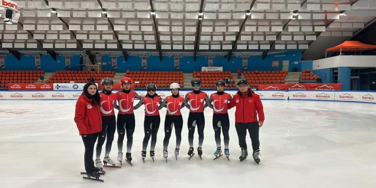 Erzurum TOHM Sporcularından Short Track'ta Tarihi Başarı