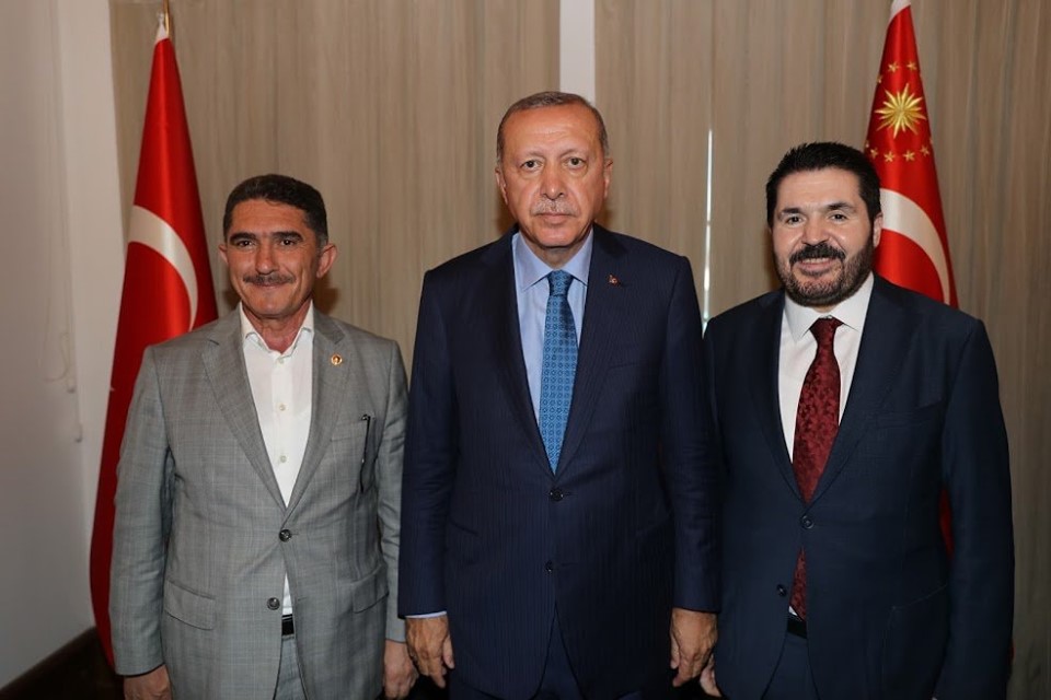 Cumhurbaşkanı Erdoğan Çelebi ve Sayan ile bir araya geldi