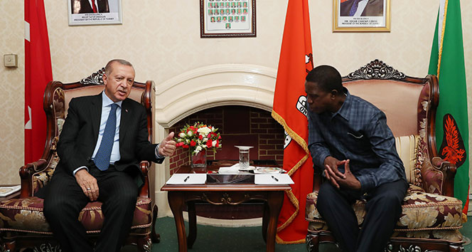 Erdoğan Zambiya'da