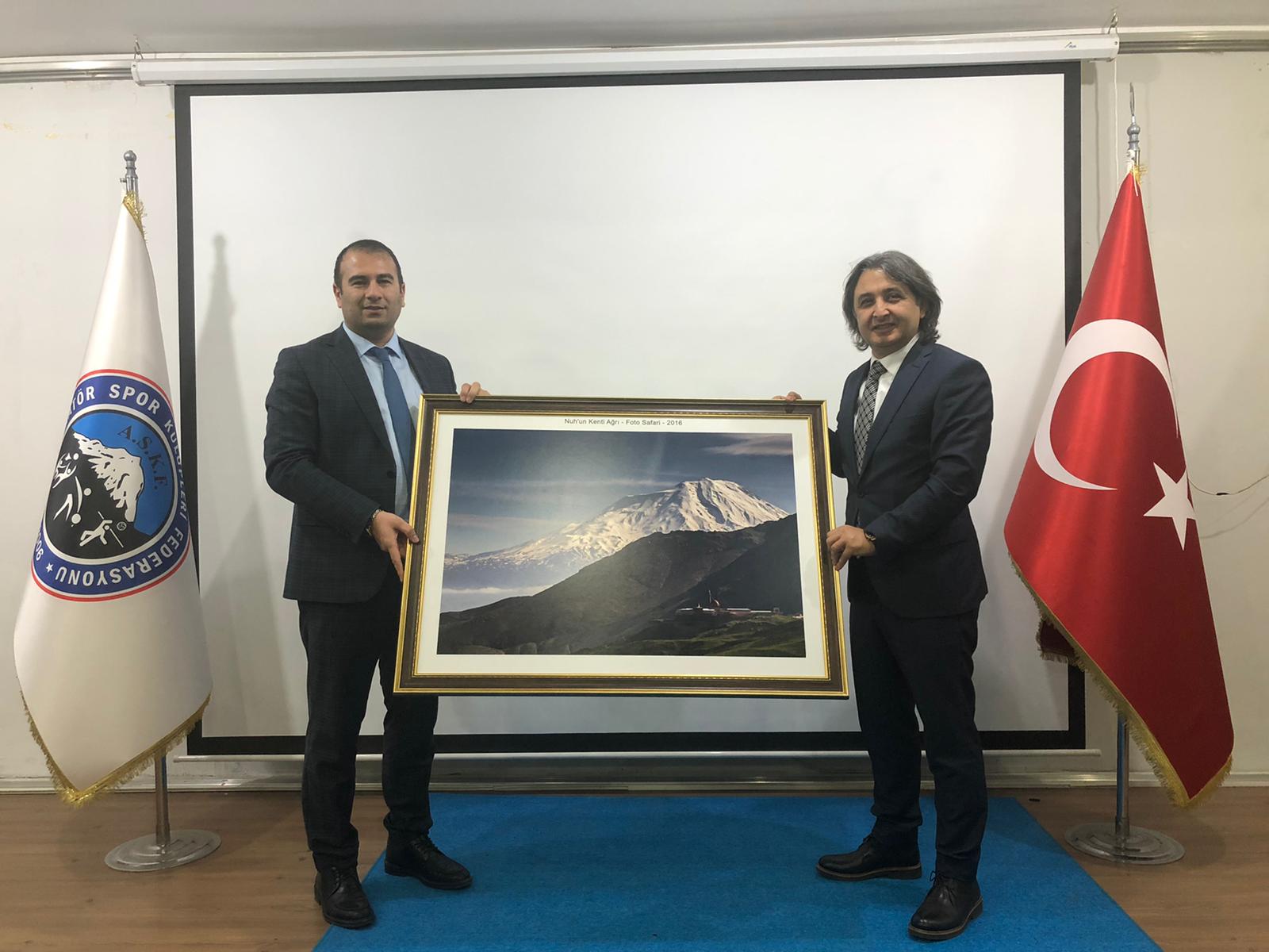 TDF Başkanı Ersan Başar’dan Ağrı ASKF’ye Ziyaret
