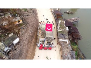 Hasankeyf’te son tarihi eser dualarla taşındı