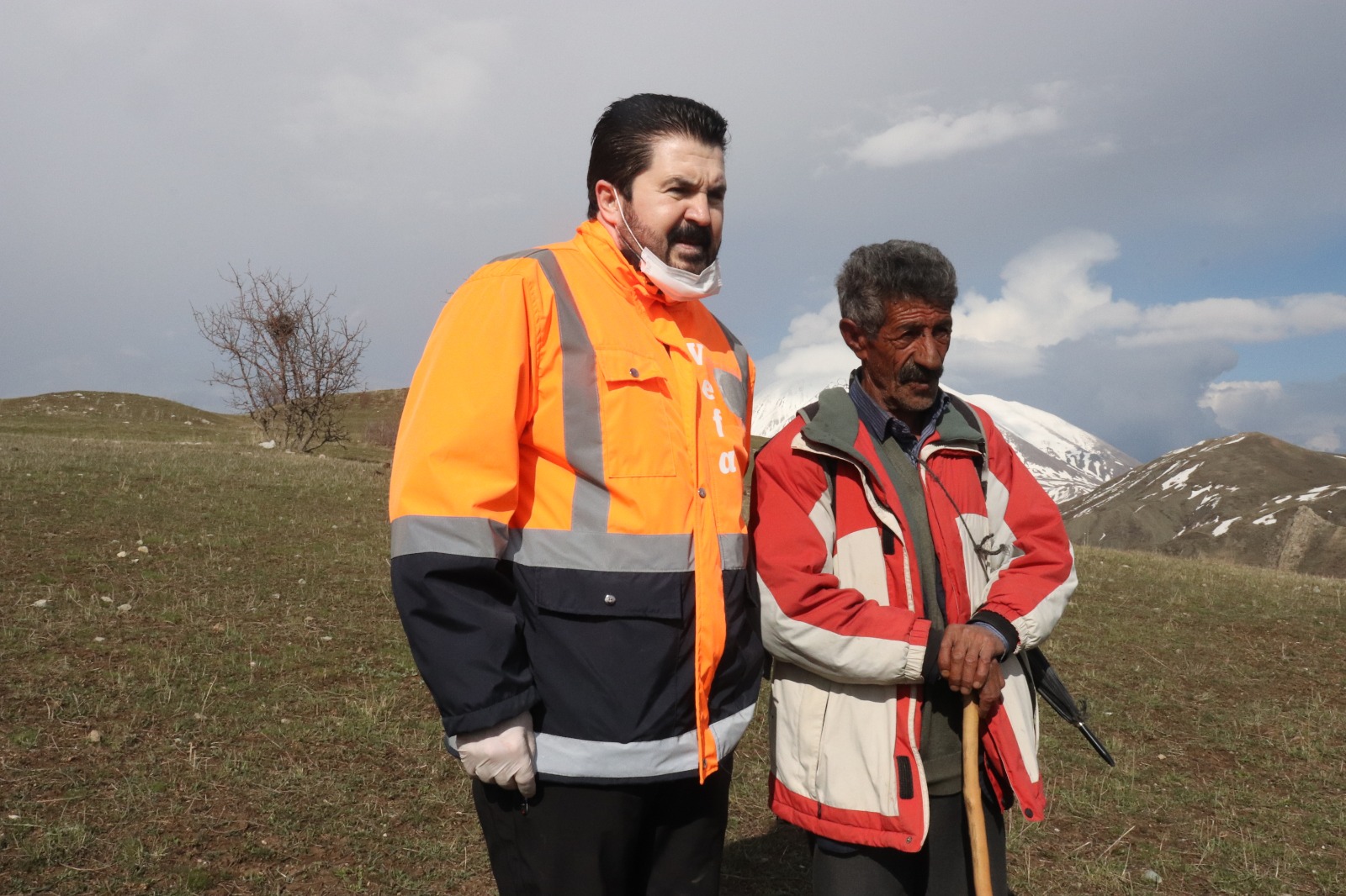 Başkan Sayan, oğlu PKK'lılar tarafından kaçırılan babayı Bakan Soylu ile görüştürdü