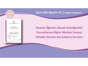 LGS’ye hazırlanan öğrencilere bin 280 soruluk 4’üncü destek paketi