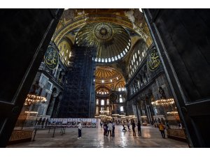 Ayasofya’da hazırlıklar başladı