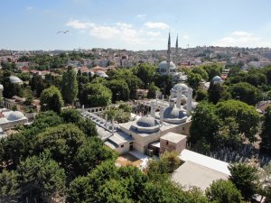 Mihrişah Valide Sultan İmarethanesi havadan görüntülendi